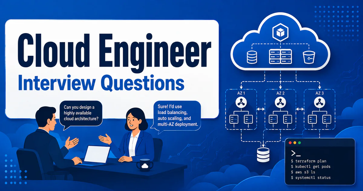 Cloud Engineer interview questions guide