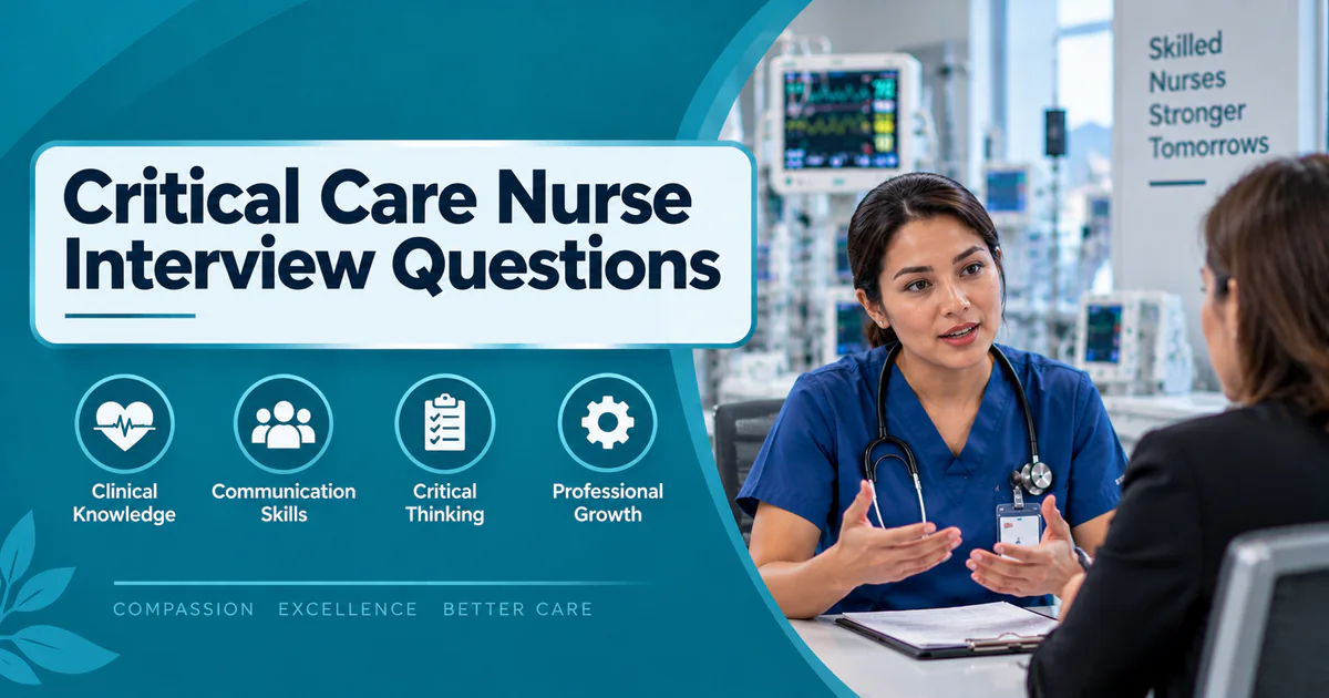 Critical Care Nurse interview questions