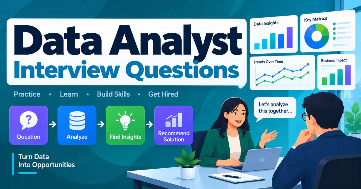 Data Analyst interview questions guide