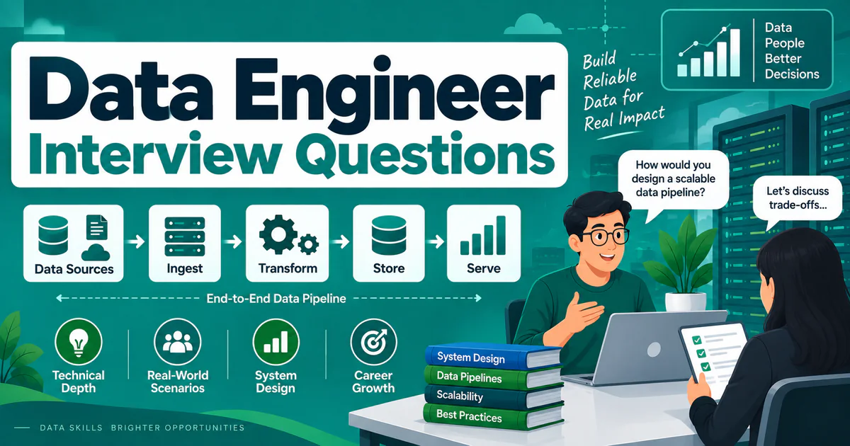 Data Engineer interview questions guide