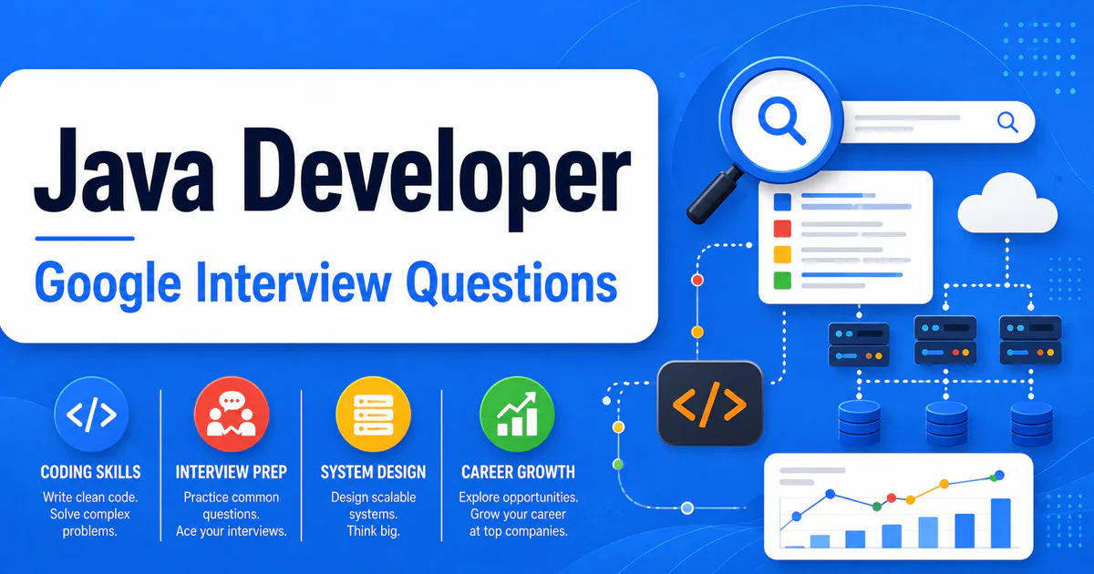 Google Java Developer interview questions