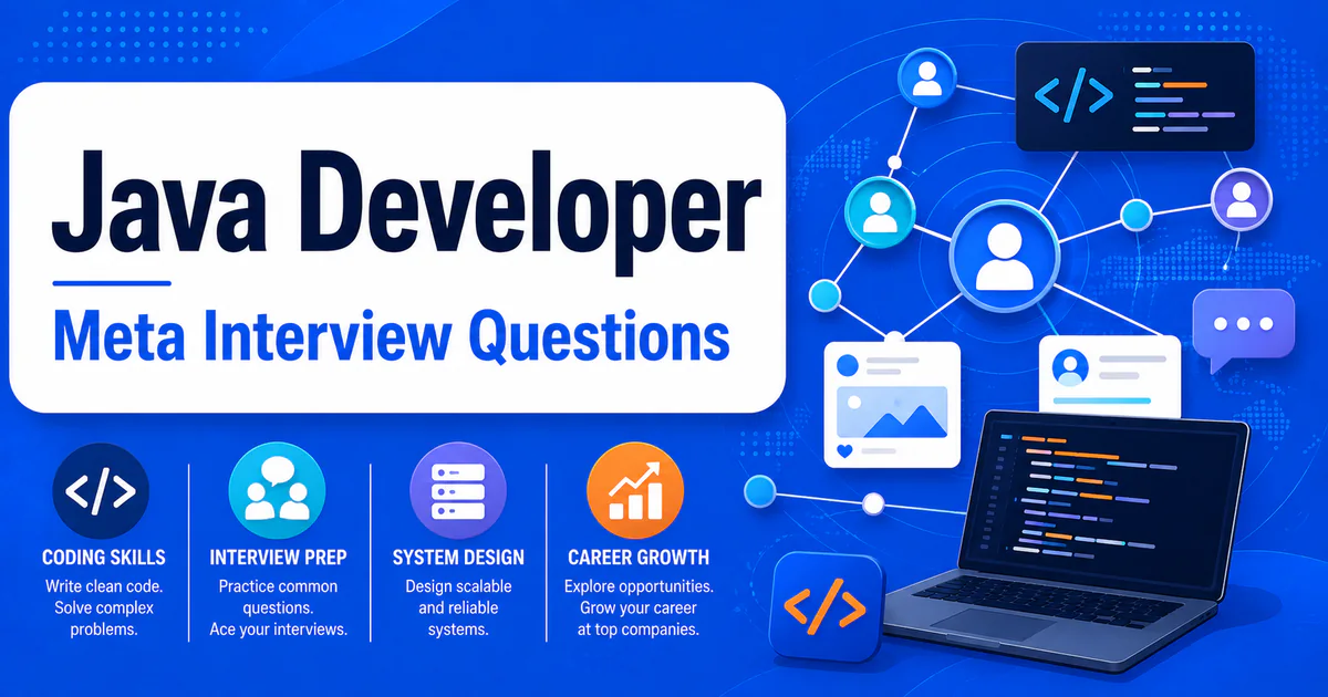 Meta Java Developer interview questions