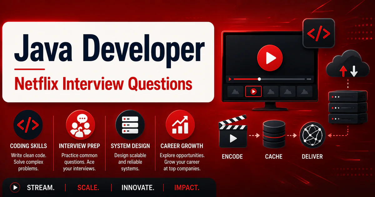 Netflix Java Developer interview questions
