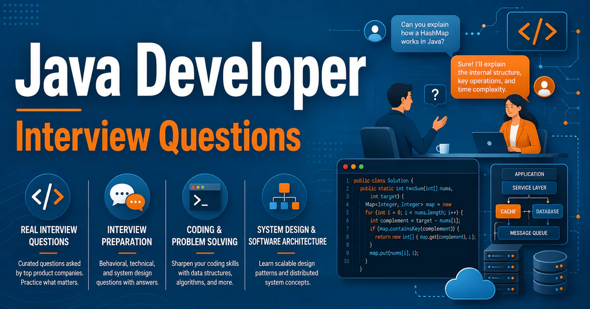 Java Developer interview questions guide