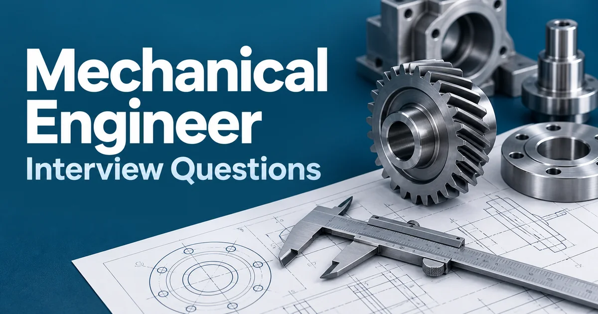 Mechanical Engineer interview questions guide