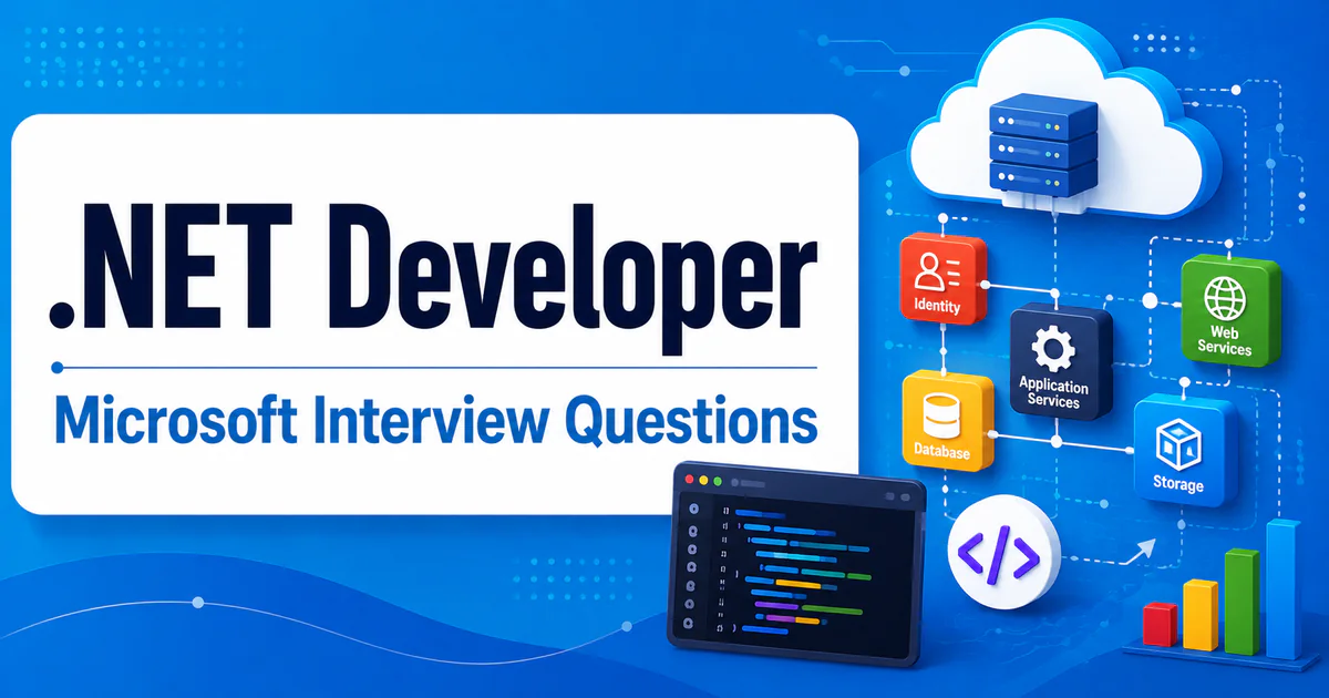 Microsoft .NET Developer interview questions