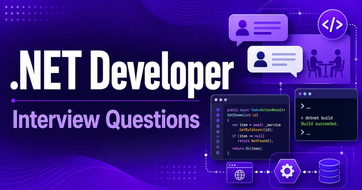 .NET Developer interview questions