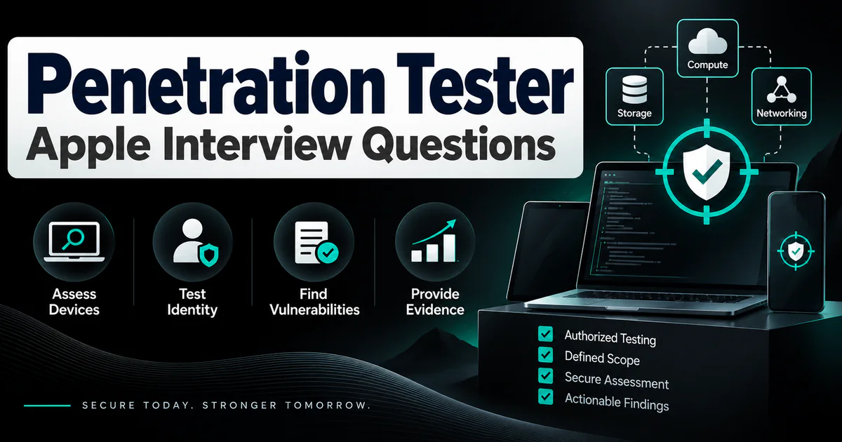 Apple Penetration Tester interview questions