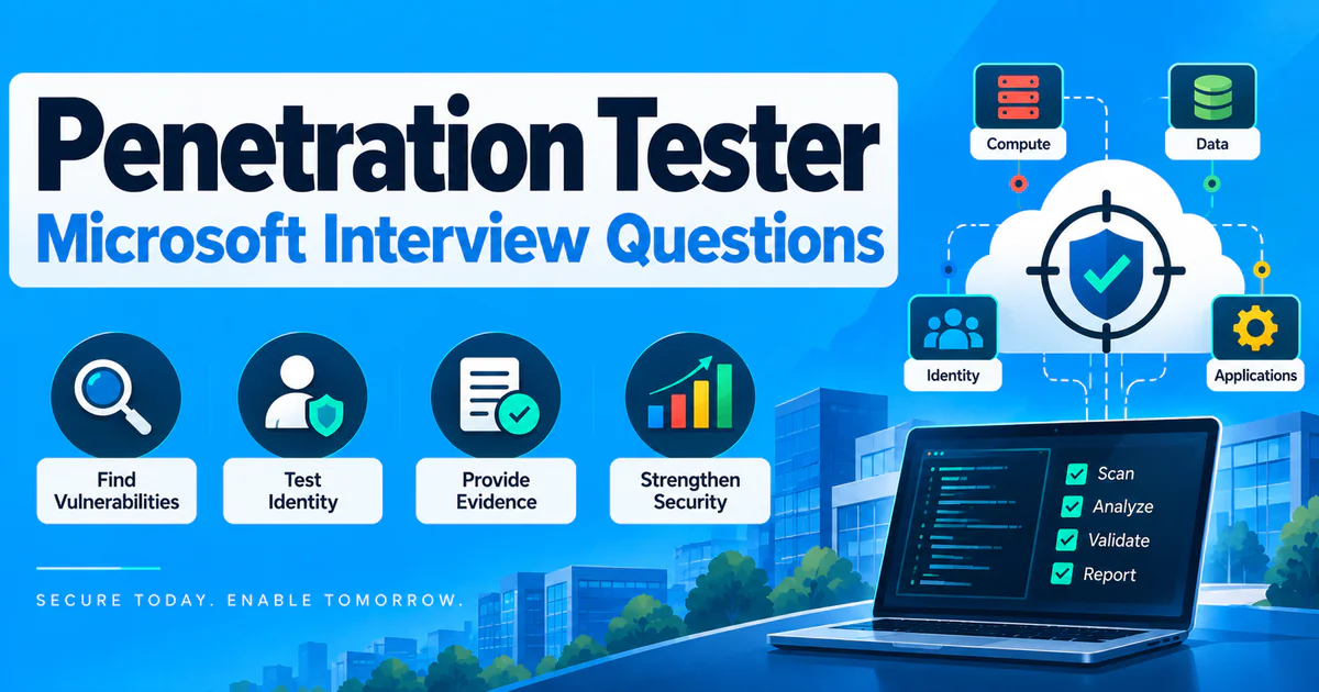 Microsoft Penetration Tester interview questions