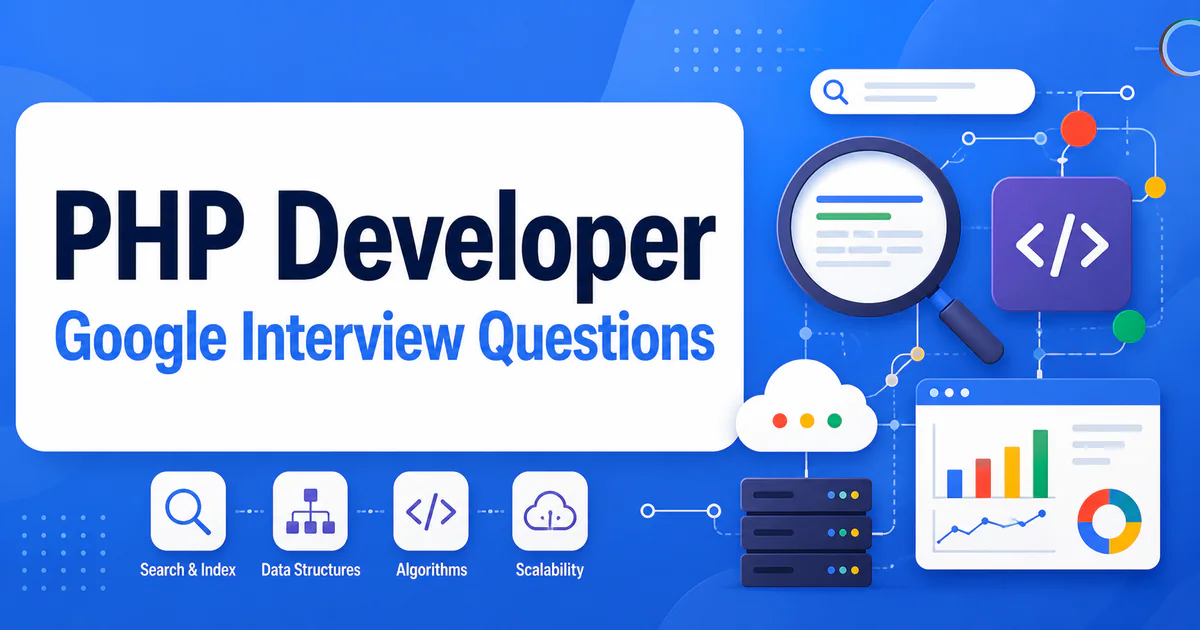 Google PHP Developer interview questions