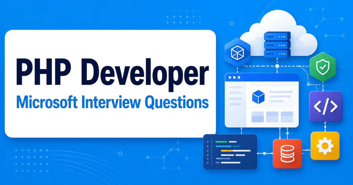 Microsoft PHP Developer interview questions