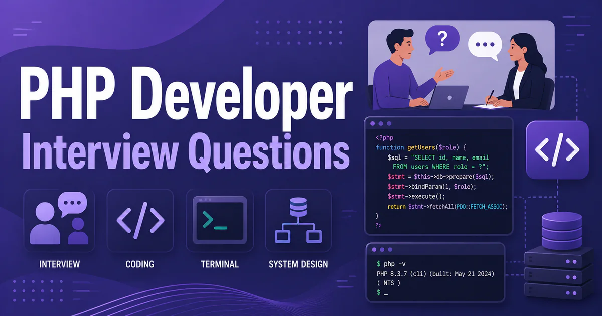 PHP Developer interview questions
