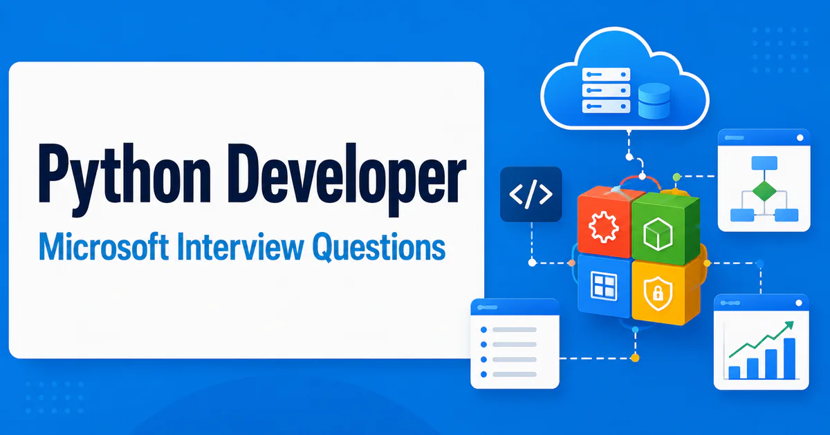 Microsoft Python Developer interview questions