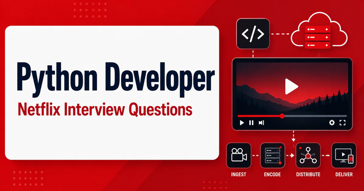 Netflix Python Developer interview questions