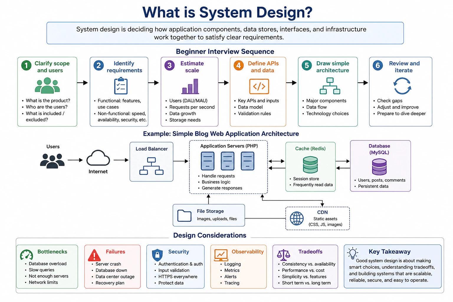 What is system design? diagram